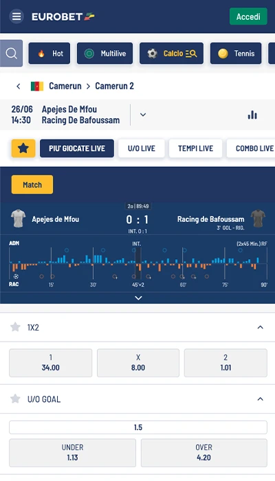live Eurobet