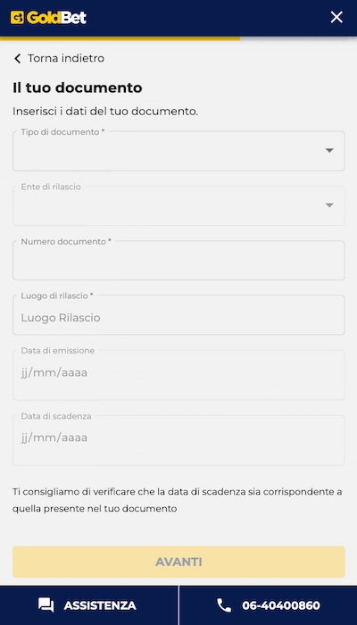 Goldbet registrazione - Pagina 4