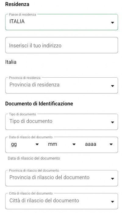 Iscrizione Leovegas - Parte 3