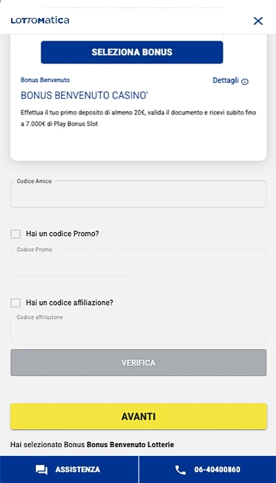 Lottomatica registrazione - Pagina 2