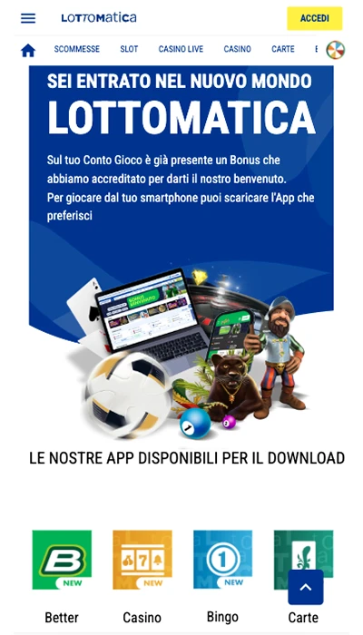 app Lottomatica