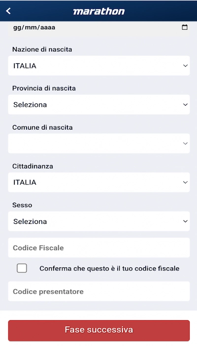 Marathonbet registrazione - Pagina 2