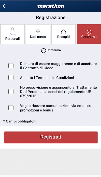Marathonbet registrazione - Pagina 5