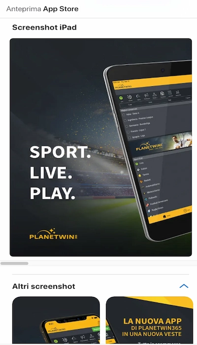 app planetwin365