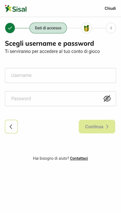 Sisal registrazione - Pagina 3
