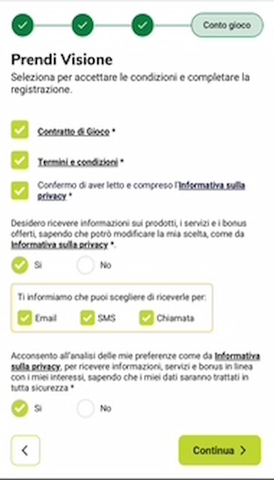 Sisal registrazione - Pagina 5