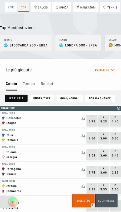 scommesse sportive Snai