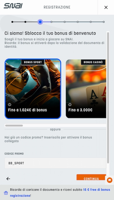 Snai registrazione - Pagina 2