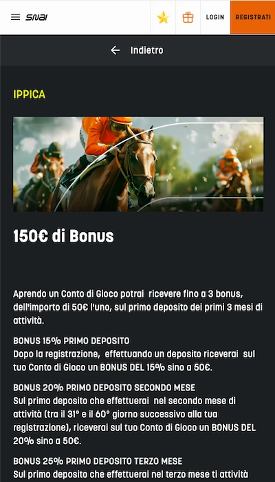 bonus snai ippica