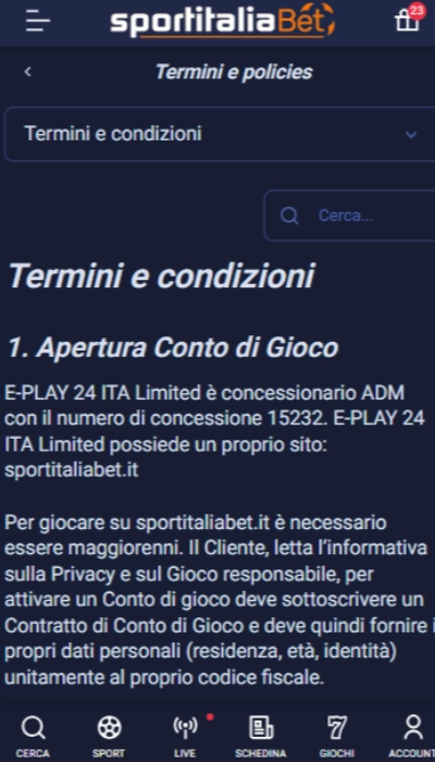 sito Sportitaliabet