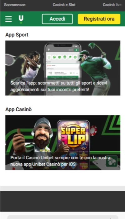 App Unibet