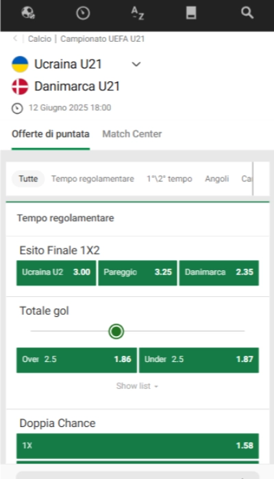 sito Unibet