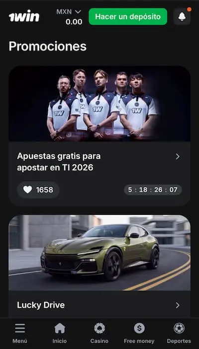 Promociones de 1win