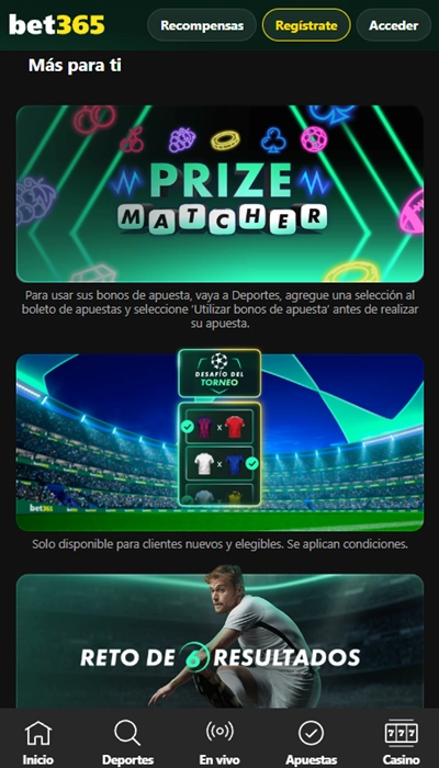 Bet365 bonos