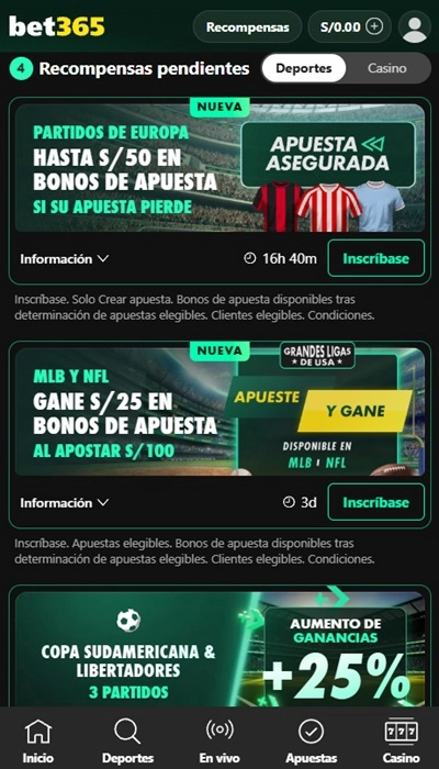 Código promocional Bet365 - 1