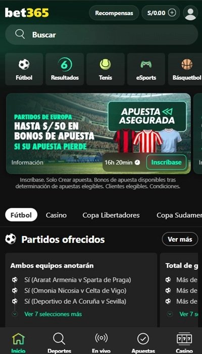Bet365 website