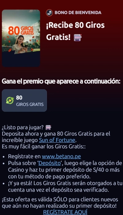 Bono Betano casino