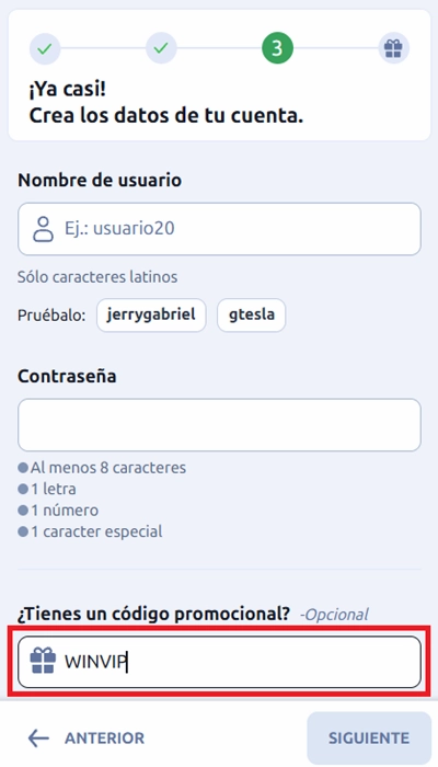 Betano código promocional