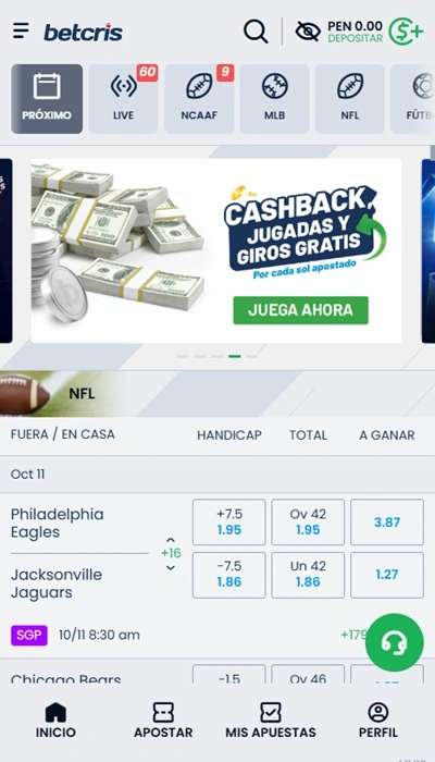 Betcris promociones