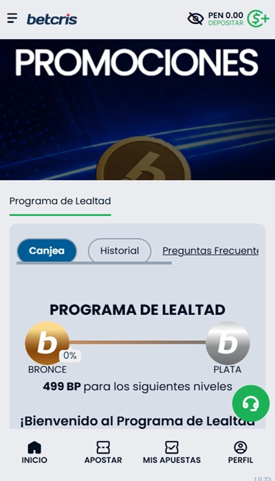 Betcris promociones