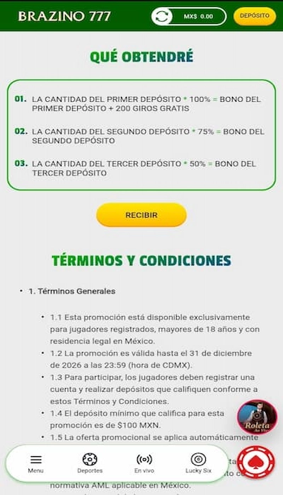Código promocional Brazino777 - 4