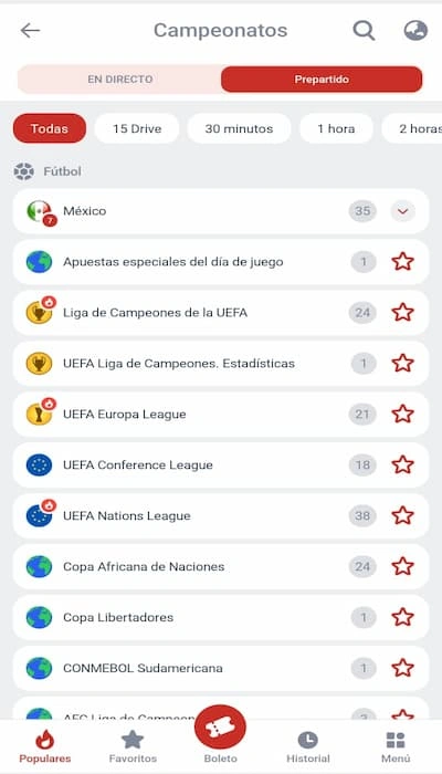 Competencias en Megapari