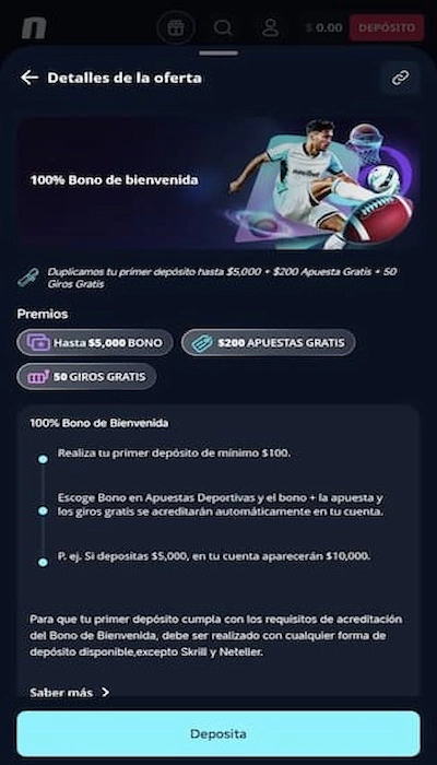 Registra tu cuenta en Novibet 3