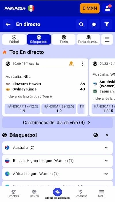 Paripesa apuestas en vivo
