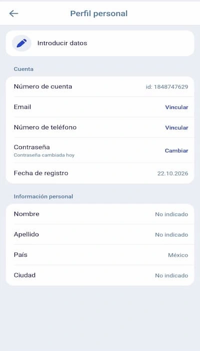 Paripesa verificación