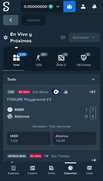 Esports en Stake