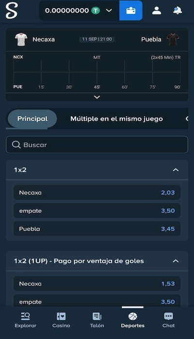 Stake cuotas