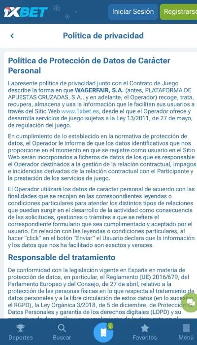Seguridad: ¿es 1XBet fiable?