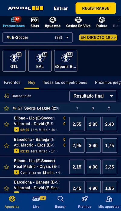 Apuestas en e-sports