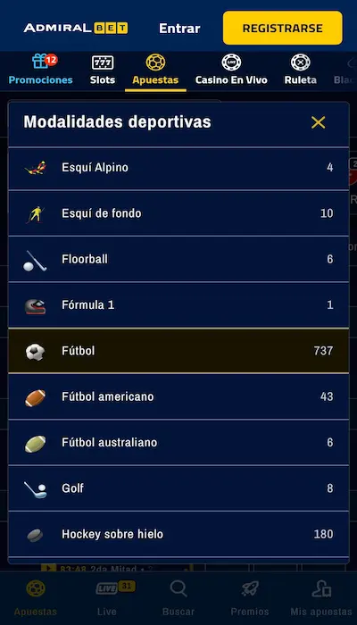 Deportes abiertos