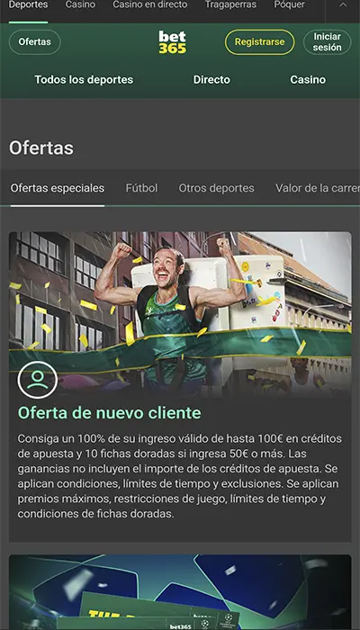 Promociones Bet365