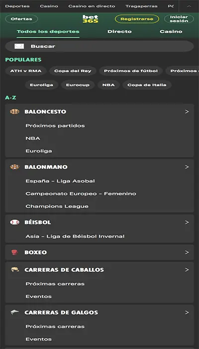 Sitio de Bet354