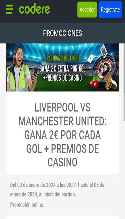 Codere partidazo del finde