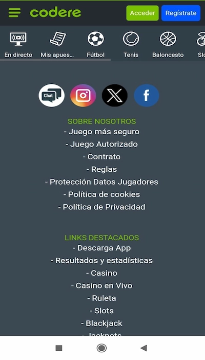 Seguridad Codere