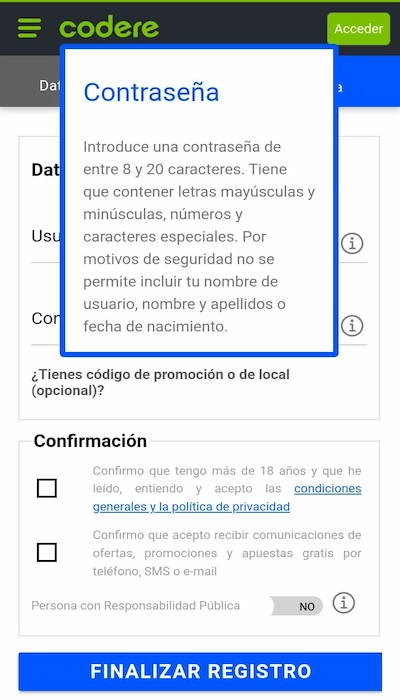 Inscripción Codere - Página 3