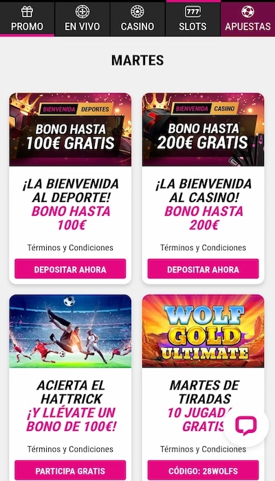 Promociones de Golden Park