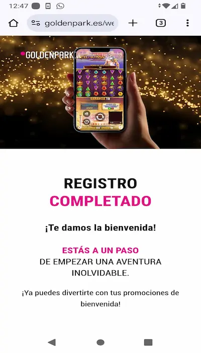 Inscripción Golden Park - Página 6