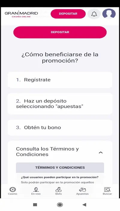Registro en Gran Madrid - 1