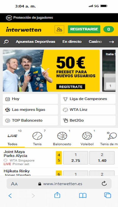 La calidad de Interwetten