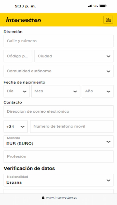 Inscripción Interwetten - Página 2