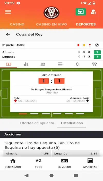 LeoVegas Live: ¿es buena la oferta de apuestas en directo?
