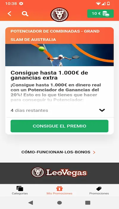 Aprovecha las promociones de LeoVegas