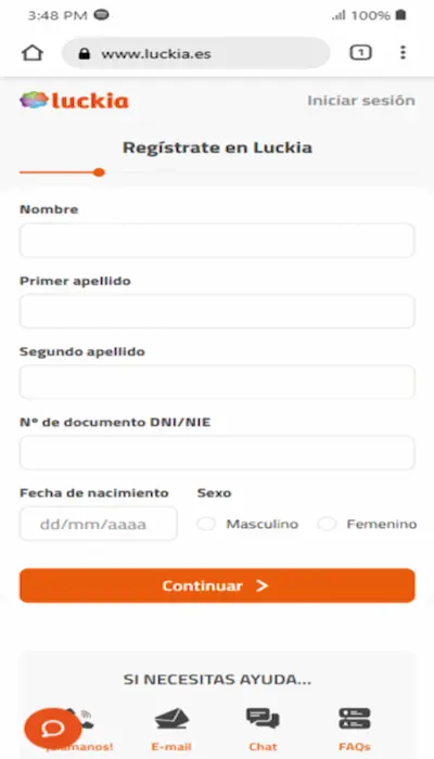 Código promocional Luckia 1