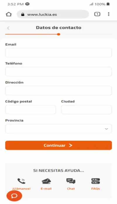 Código promocional Luckia 2