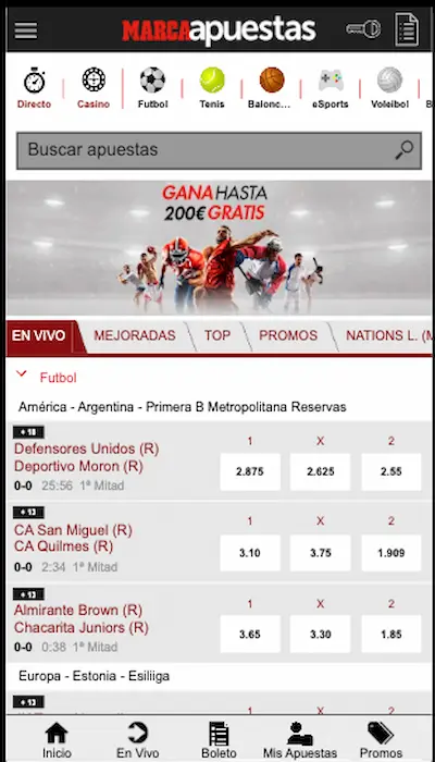 promociones de MARCAapuestas