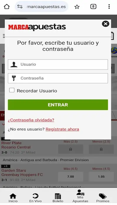 Código promocional Marca Apuestas 1